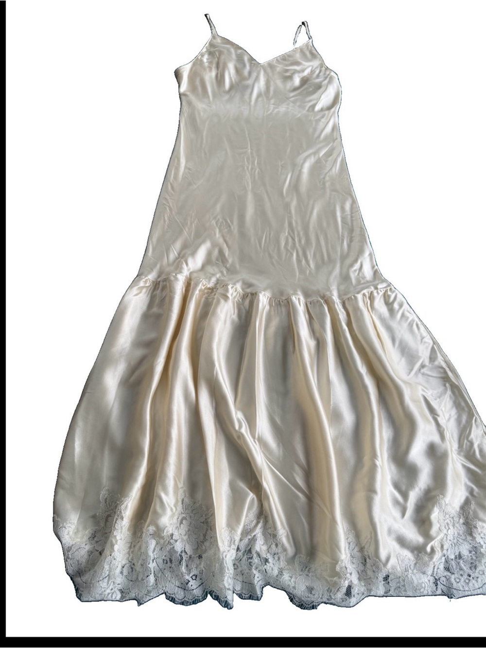 Elinko VINTAGE VANITY FAIR
SLIP DRESS size Large 100% Sil...